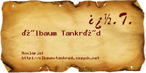 Ölbaum Tankréd névjegykártya